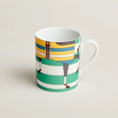 에르메스 머그 n°3 그린 Rocabar Limited 콜렉션 Hermes Mug n°3 Green Rocabar Limited Collection 00279