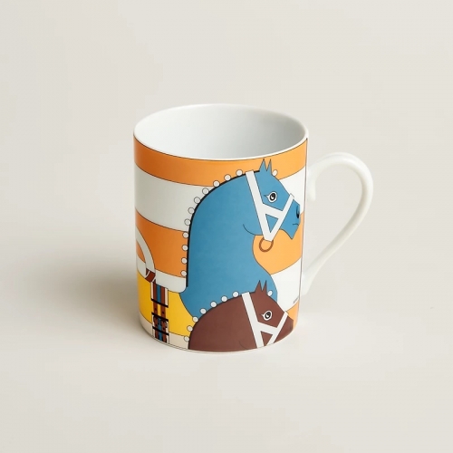 에르메스 머그 n°1 오렌지 Rocabar Limited 콜렉션 Hermes Mug n°1 Orange Rocabar Limited Collection 00278