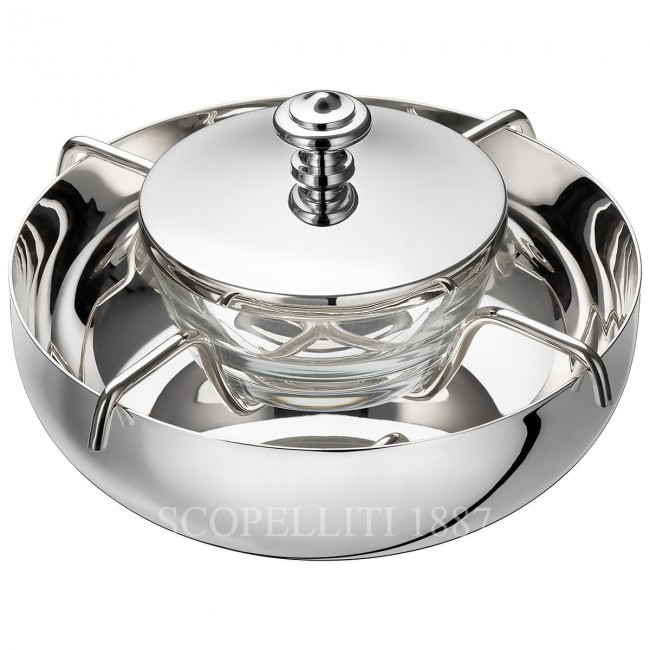 크리스토플레 C아비아R Serving Set Albi 실버 접시D Christofle Caviar Serving Set Albi Silver Plated 00681