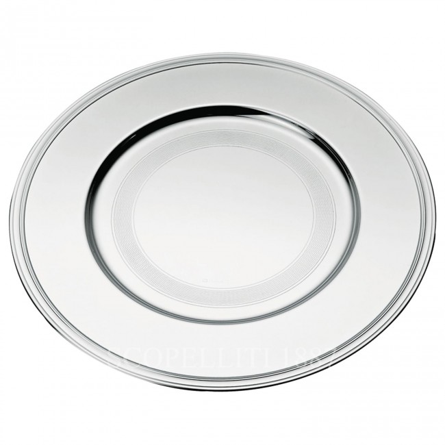 크리스토플레 Albi 실버 접시D Charger Presentation 접시 Christofle Albi Silver Plated Charger Presentation Plate 00667
