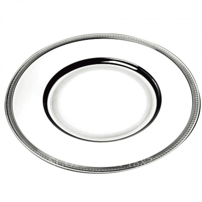 크리스토플레 Malmaison 실버 접시D Charger Presentation 접시 Christofle Malmaison Silver Plated Charger Presentation Plate 00666