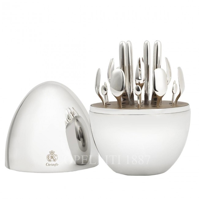 크리스토플레 Mood 24 pcs Party Aperitif Flatware Set Christofle Mood 24 pcs Party Aperitif Flatware Set 00641