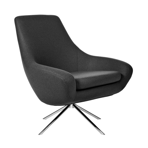 소프트라인 노미 라운지 의자 멜란지 Softline Noomi Lounge Chair Felt Melange 623