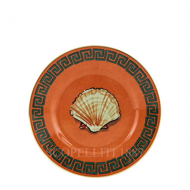 GINORI 1735 Ginori 브레드 접시 Rock 오렌지 il Viaggio di Nettuno Ginori 1735 Ginori Bread Plate Rock Orange il Viaggio di Nettuno 01102