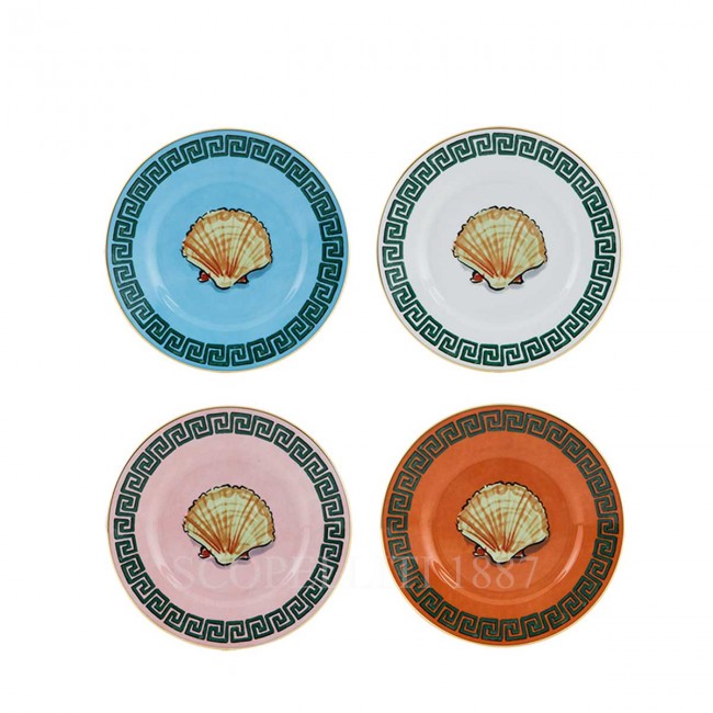 GINORI 1735 Ginori Gift Set of 4 브레드 접시 il Viaggio di Nettuno Ginori 1735 Ginori Gift Set of 4 Bread Plates il Viaggio di Nettuno 01098