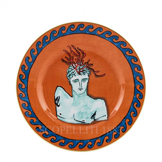 GINORI 1735 Ginori 디저트접시 Rock 오렌지 il Viaggio di Nettuno Ginori 1735 Ginori Dessert Plate Rock Orange il Viaggio di Nettuno 01097