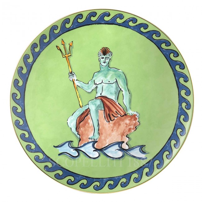 GINORI 1735 Ginori Presentation 접시 Moss il Viaggio di Nettuno Ginori 1735 Ginori Presentation Plate Moss il Viaggio di Nettuno 01090