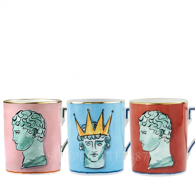 GINORI 1735 Ginori Gift Set of 3 머그 il Viaggio di Nettuno Ginori 1735 Ginori Gift Set of 3 Mugs il Viaggio di Nettuno 00936