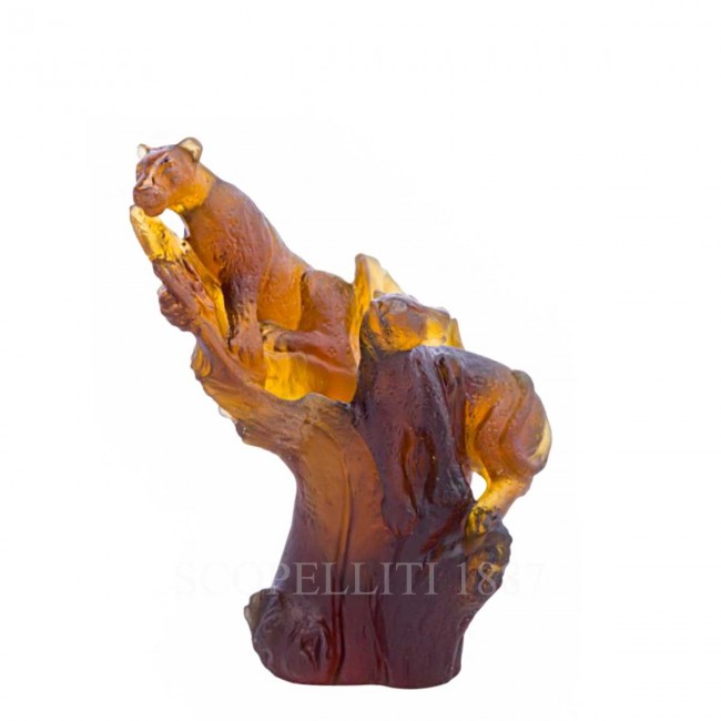 DAUM NEW 크리스탈 Leopard Pencil Pot NUMBE레드 에디션 Daum NEW Crystal Leopard Pencil Pot Numbered edition 02605