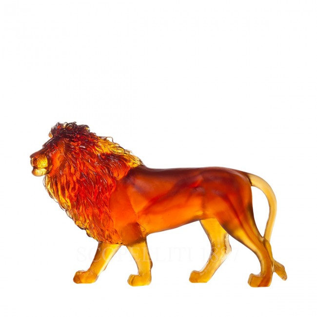 DAUM 크리스탈 Sand Lion Amber 리미티드 에디션 Daum Crystal Sand Lion Amber Limited Edition 02601