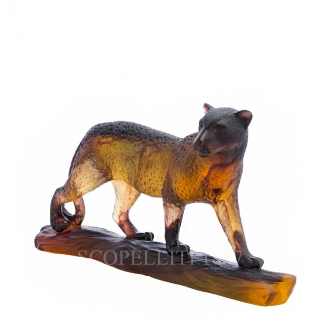 DAUM NEW 크리스탈 Leopard Figurine 리미티드 에디션 Daum NEW Crystal Leopard Figurine Limited Edition 02581