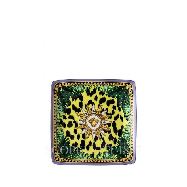 베르사체 사각 스퀘어 Flat 볼 12 cm Jungle Animalier Versace Square Flat Bowl 12 cm Jungle Animalier 02528