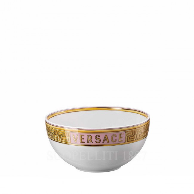베르사체 Soup 볼 메두사 Amplified 핑크 Coin Versace Soup Bowl Medusa Amplified Pink Coin 02507