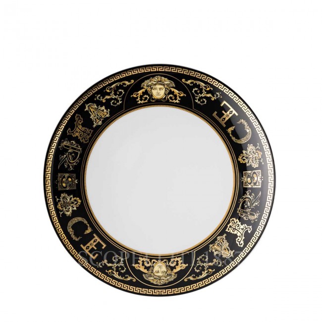 베르사체 디저트접시 21 cm Virtus Gala 블랙 Versace Dessert Plate 21 cm Virtus Gala Black 02435
