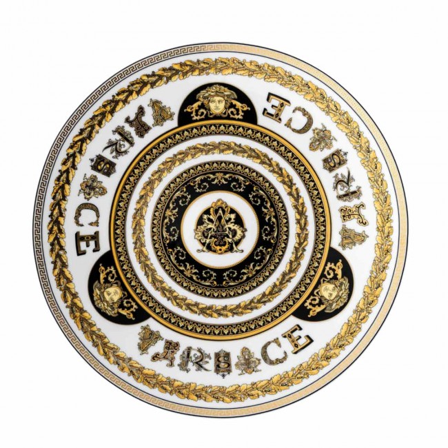 베르사체 Service 접시 33 cm Virtus Alphabet with 모노GRAM Versace Service Plate 33 cm Virtus Alphabet with Monogram 02432