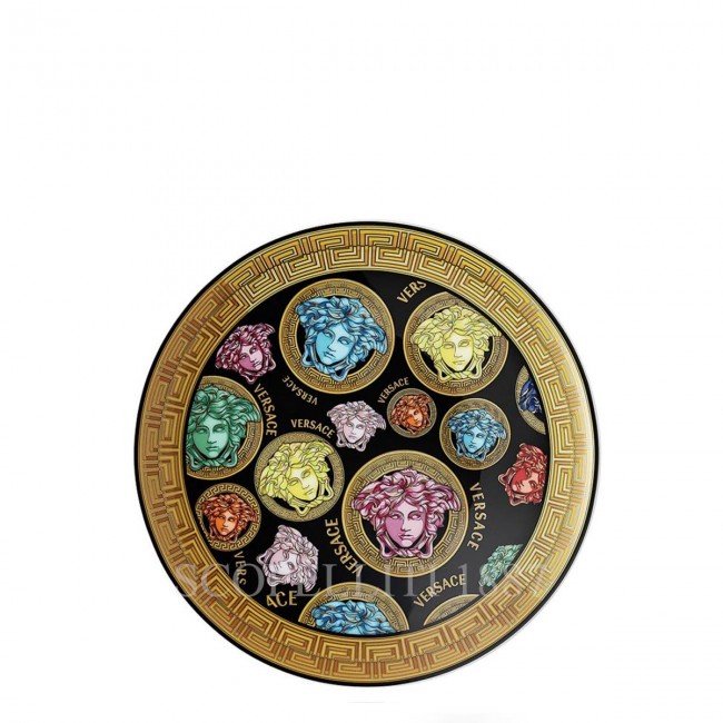 베르사체 NEW 접시 17 cm 메두사 Amplified Multicolour Versace NEW Plate 17 cm Medusa Amplified Multicolour 02426