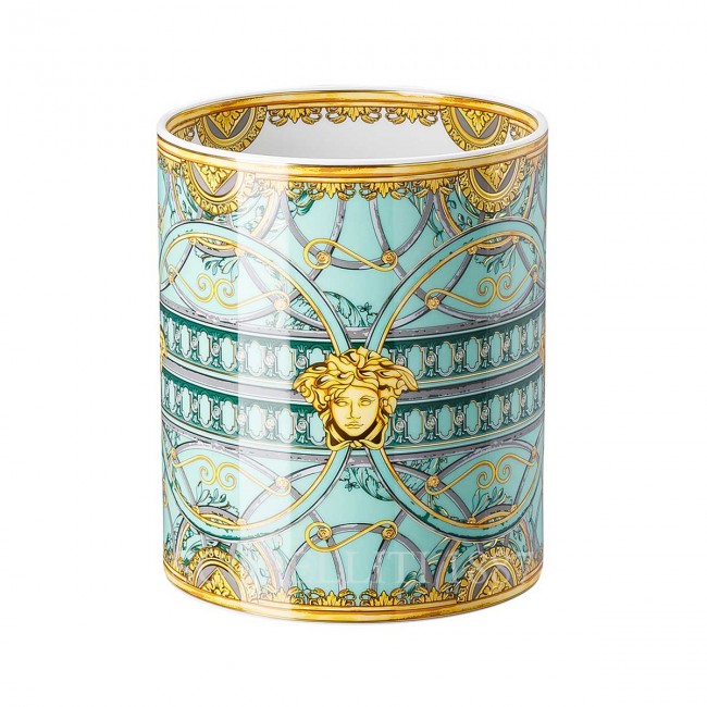 베르사체 화병 꽃병 18 cm Scala Palazzo 그린 Versace Vase 18 cm Scala Palazzo Green 02369