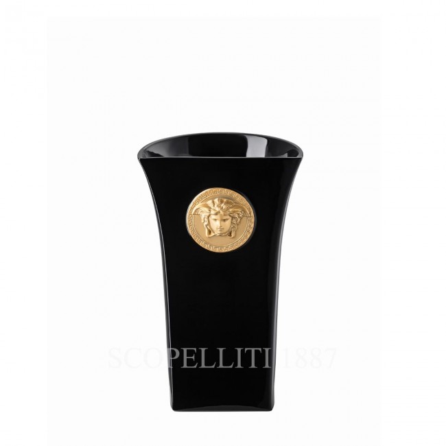 베르사체 화병 꽃병 26 cm 블랙 메두사 Madness Versace Vase 26 cm Black Medusa Madness 02345