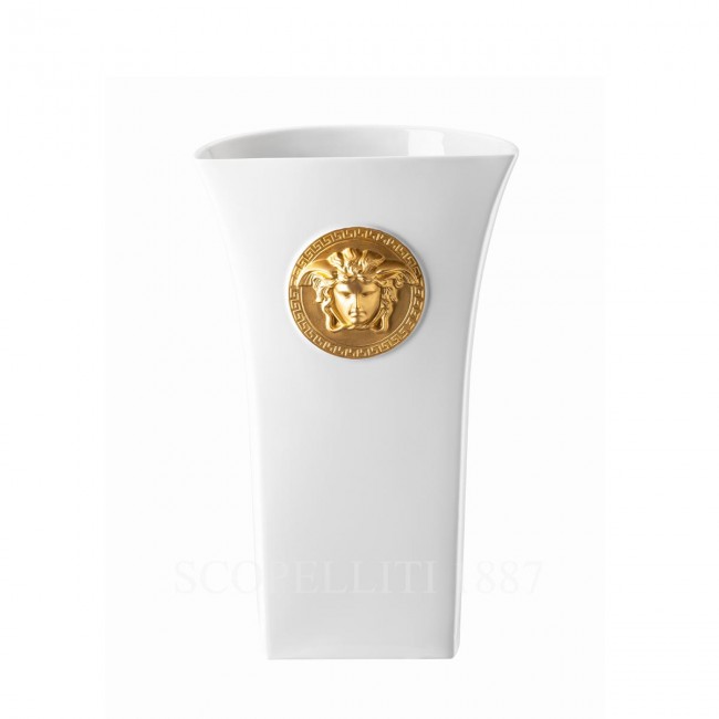 베르사체 화병 꽃병 34 cm 화이트 메두사 Madness Versace Vase 34 cm White Medusa Madness 02339