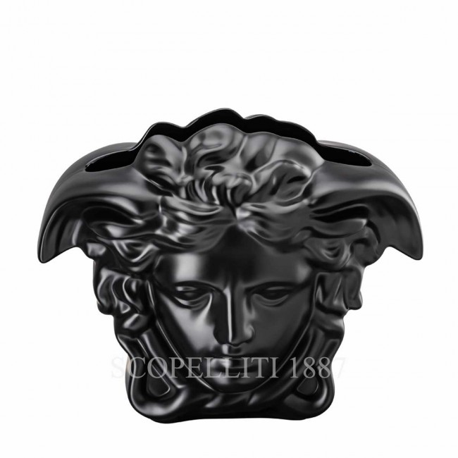 베르사체 화병 꽃병 30 cm 블랙 메두사 Grande NEW Versace Vase 30 cm Black Medusa Grande NEW 02333
