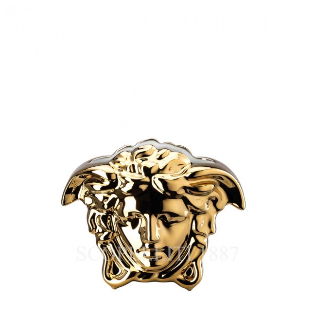 베르사체 화병 꽃병 9 cm 골드 메두사 Grande NEW Versace Vase 9 cm Gold Medusa Grande NEW 02330