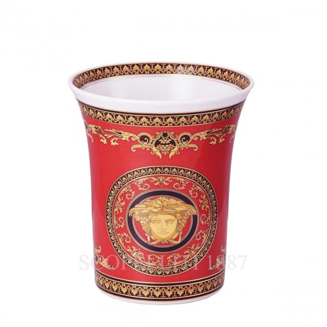 베르사체 메두사 Red 화병 꽃병 18 cm by 로젠탈 Versace Medusa Red Vase 18 cm by Rosenthal 02294
