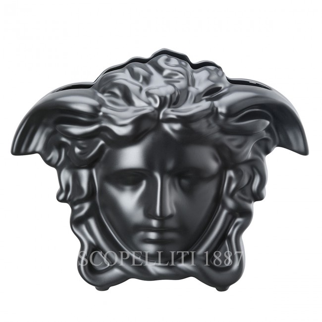 베르사체 화병 꽃병 21 cm 블랙 메두사 Grande Versace Vase 21 cm Black Medusa Grande 02288