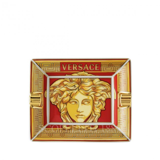 베르사체 ASH트레이 13 cm 메두사 Amplified 골든 Coin Versace Ashtray 13 cm Medusa Amplified Golden Coin 02266