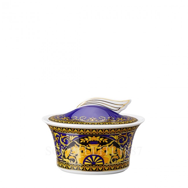 베르사체 Sugar 볼 메두사 블루 Versace Sugar Bowl Medusa Blue 02250