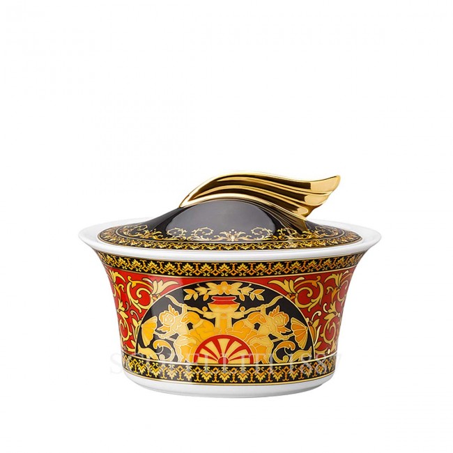 베르사체 Sugar 볼 메두사 Red Versace Sugar Bowl Medusa Red 02242