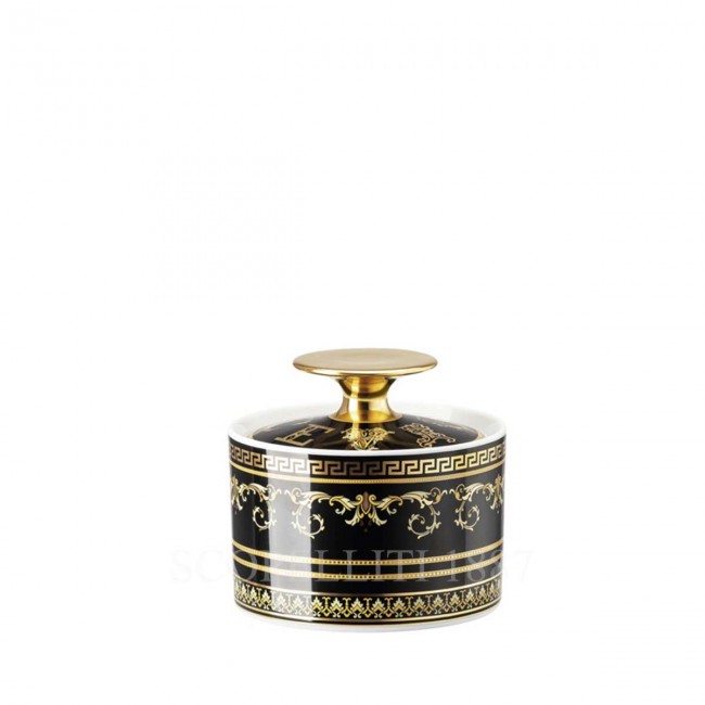 베르사체 Sugar 볼 Virtus Gala 블랙 Versace Sugar Bowl Virtus Gala Black 02231