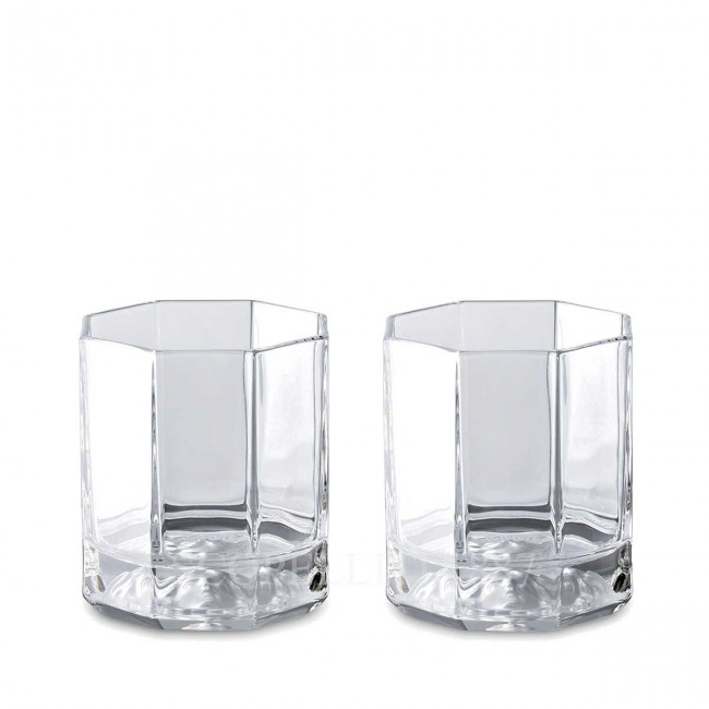 베르사체 Gift Set of 2 위스키 텀블러 메두사 Lumiere Versace Gift Set of 2 Whisky Tumblers Medusa Lumiere 02224