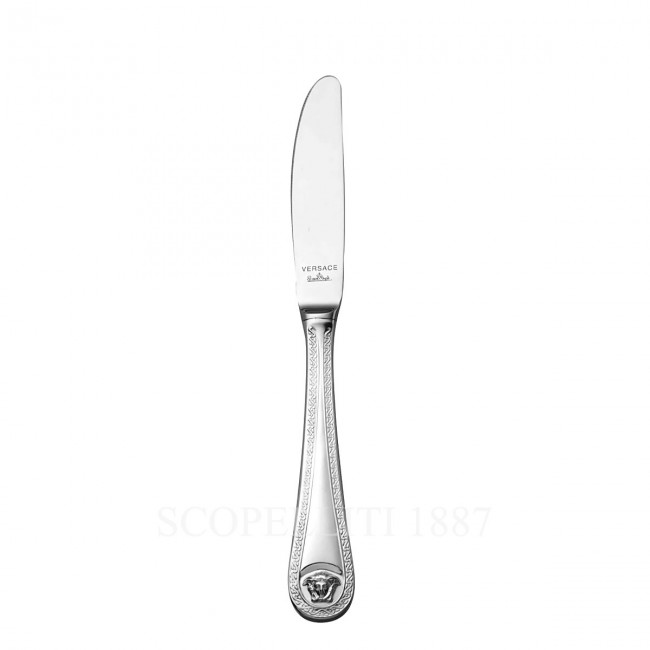 베르사체 디저트 칼 메두사 커트러리 실버 접시D Versace Dessert Knife Medusa Cutlery Silver Plated 02207