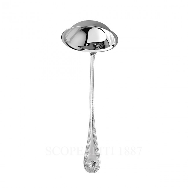베르사체 Soup 국자 메두사 커트러리 실버 접시 Versace Soup Ladle Medusa Cutlery Silver Plated 02204