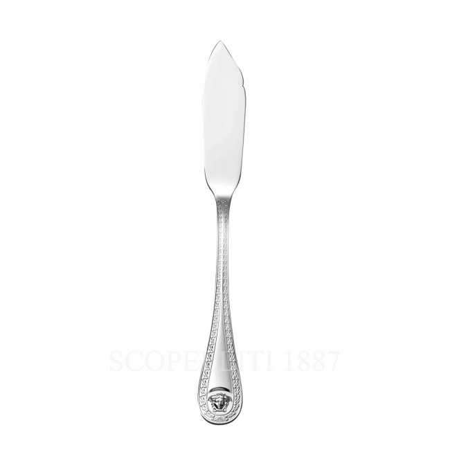 베르사체 Fish 칼 메두사 커트러리 실버 접시D Versace Fish Knife Medusa Cutlery Silver Plated 02198