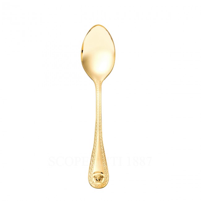 베르사체 샐러드 Spoon 라지 메두사 커트러리 골드 접시 Versace Salad Spoon Large Medusa Cutlery Gold Plated 02184
