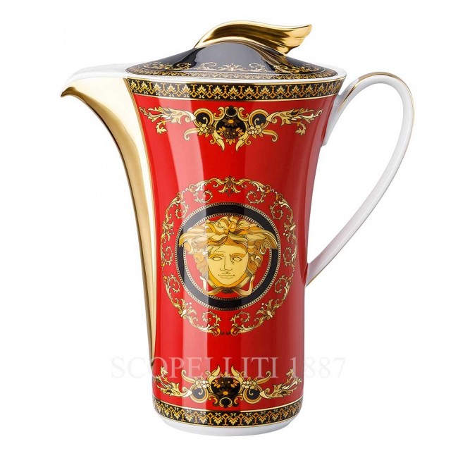 베르사체 Coffee Pot 메두사 Red Versace Coffee Pot Medusa Red 02114