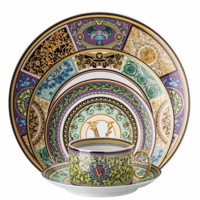베르사체 Barocco Mosaic NEW 5 피스 P레이스 Setting Versace Barocco Mosaic NEW 5 Piece place Setting 02085