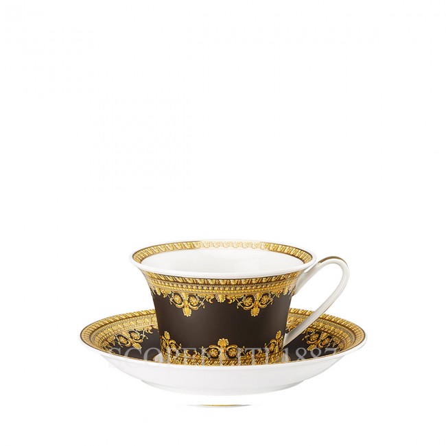 베르사체 티 컵앤소서 I love Baroque 블랙 Versace Tea Cup and Saucer I love Baroque Black 02065