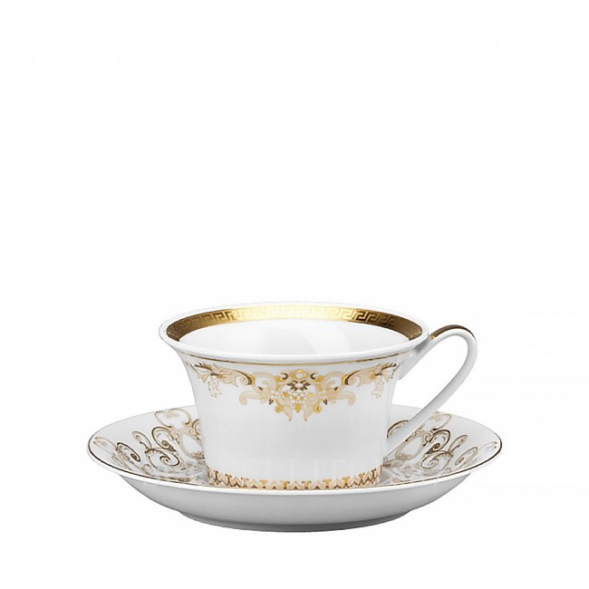 베르사체 티 컵앤소서 메두사 Gala 골드 Versace Tea Cup and Saucer Medusa Gala Gold 02057