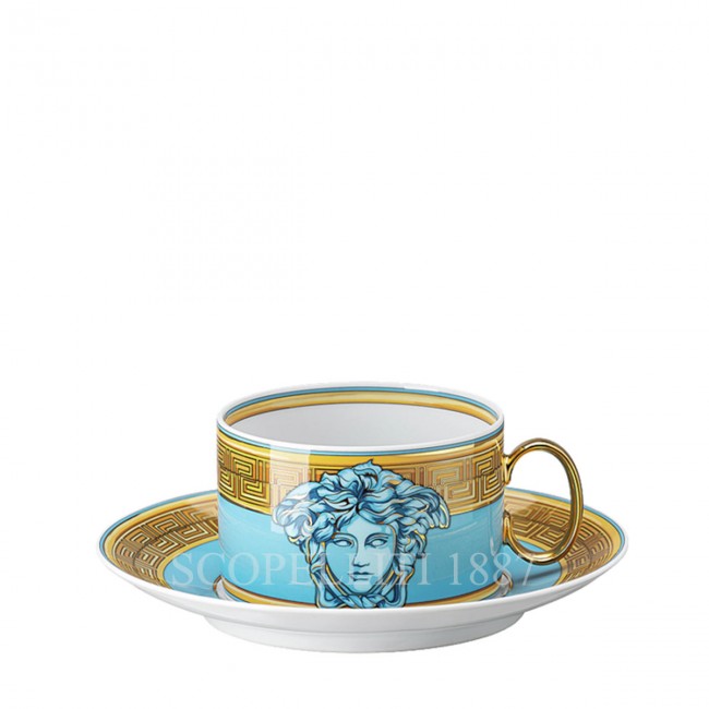 베르사체 Tea Cup 메두사 Amplified 블루 Coin Versace Tea Cup Medusa Amplified Blue Coin 02045