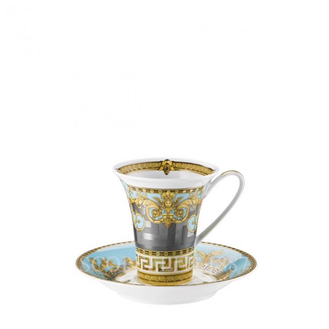 베르사체 Coffee 컵앤소서 Prestige Gala Bleu Versace Coffee Cup and Saucer Prestige Gala Bleu 02017