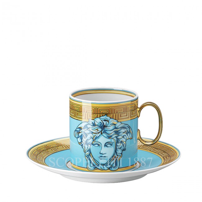 베르사체 커피잔 메두사 Amplified 블루 Coin Versace Coffee Cup Medusa Amplified Blue Coin 02011