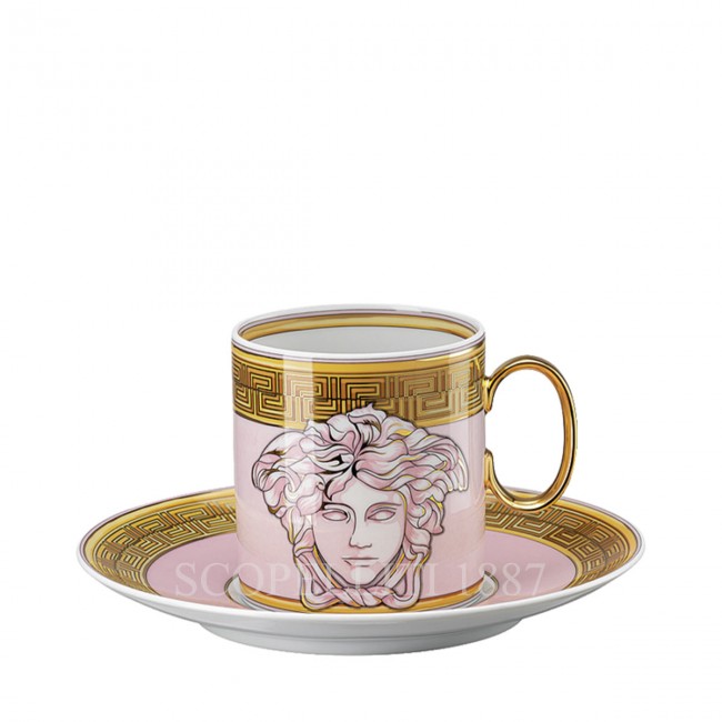 베르사체 커피잔 메두사 Amplified 핑크 Coin Versace Coffee Cup Medusa Amplified Pink Coin 02010