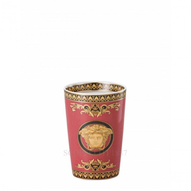 베르사체 메두사 Red 머그 without handles 12 cm by 로젠탈 Versace Medusa Red Mug without handles 12 cm by Rosenthal 02004