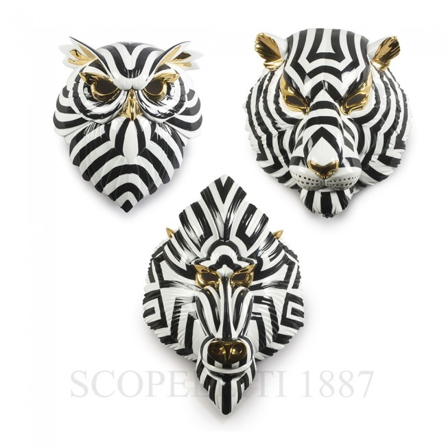LLADROE Set of 3 Animal Masks Fierce Portraits LladrOE Set of 3 Animal Masks Fierce Portraits 01930