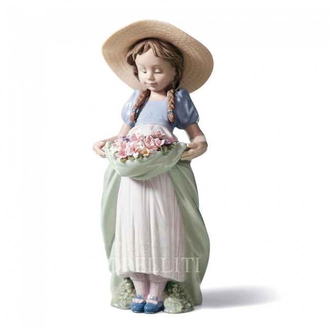 LLADROE Bountiful Blossoms 포셀린 Figurine LladrOE Bountiful Blossoms Porcelain Figurine 01885