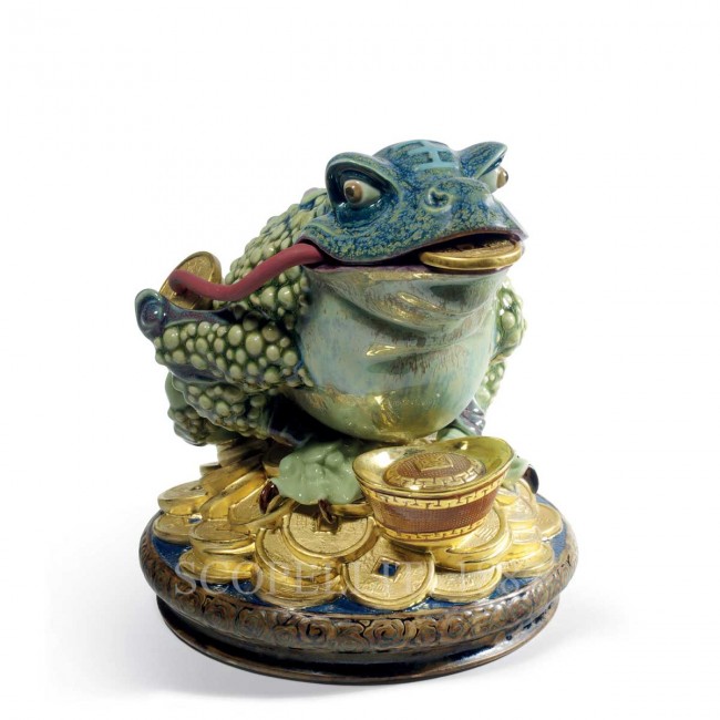 LLADROE Lucky Hoptoad Figurine 리미티드 에디션 LladrOE Lucky Hoptoad Figurine Limited Edition 01857