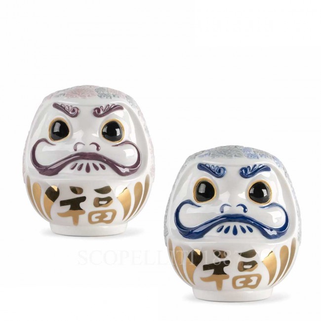 LLADROE Gift Set of 2 Daruma Figurines LladrOE Gift Set of 2 Daruma Figurines 01847