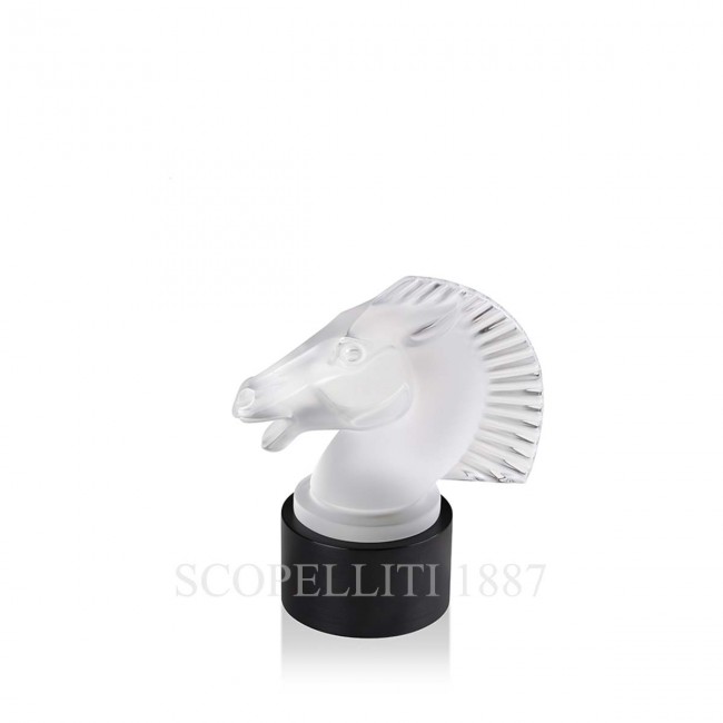 LALIQUE Longchamp Lighted 홀스 스컬쳐 Lalique Longchamp Lighted Horse Sculpture 01828
